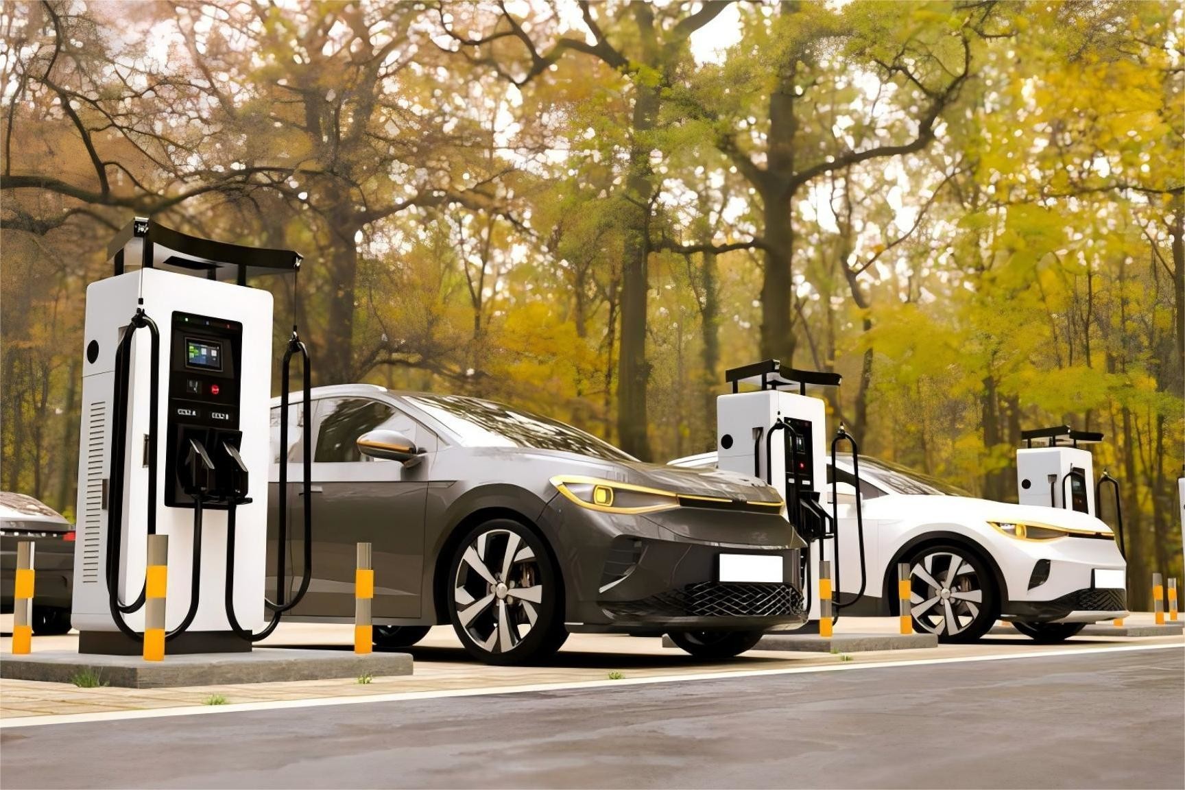 Qualité station de charge à la maison d'ev usine