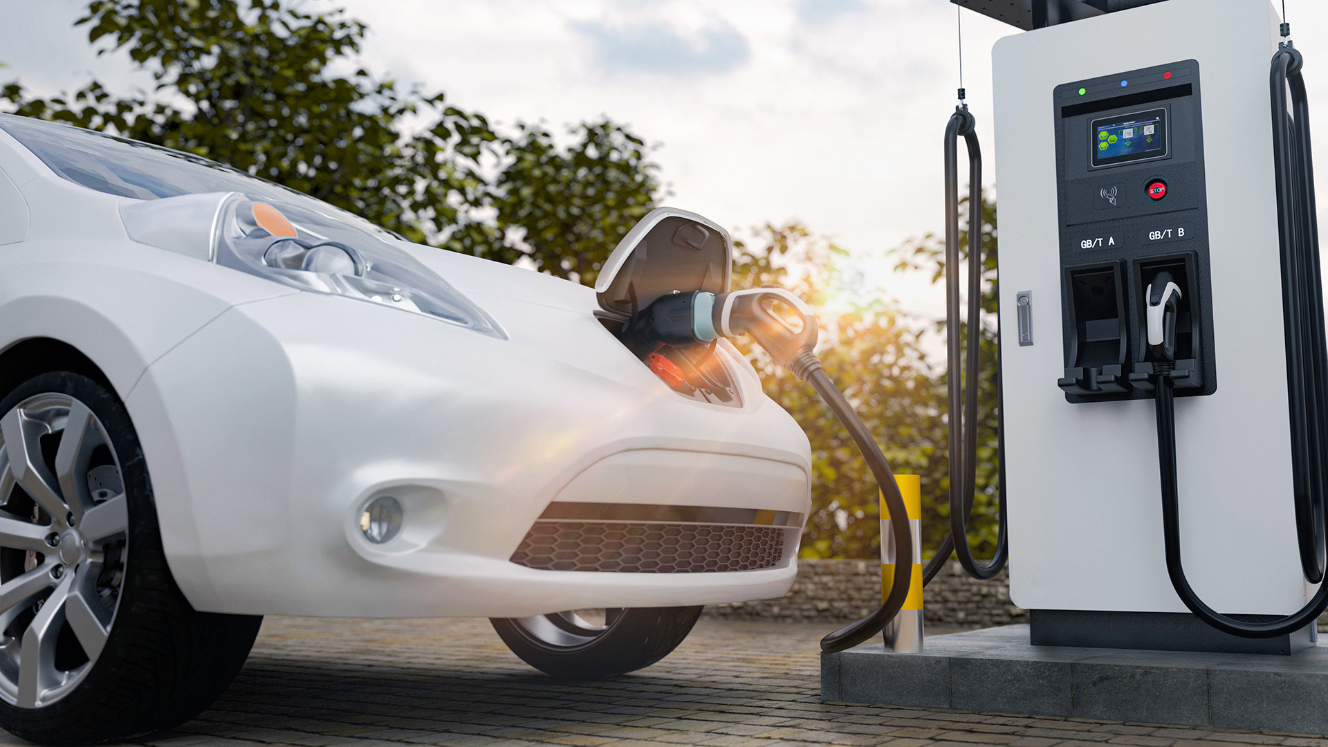 Qualité station de charge à la maison d'ev usine