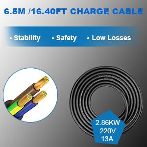 10A UK 3 PIN Plug to Type 1/ Type 2 Station de recharge de véhicule électrique Wallbox Portable pour véhicule électrique / PHEV 8