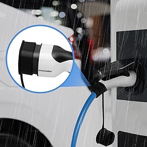 Cable de chargement de véhicule électrique de type 2 enroulé SAE J1772 de type 1 1 / 3 phase 3,6 kW à 22 kW 5