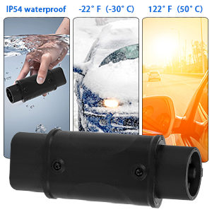 Adaptateur de charge de véhicule électrique de type 2 à type 1 ICE 62196 Plug to J1772 Adaptateur de charge 16A/32A 230V Convertisseur de charge de voiture Electri 8