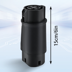 Adaptateur de charge de véhicule électrique de type 1 à type 2 SAE J1772 à IEC62196 32A 250V 8KW 2