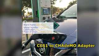 Adaptateur CCS1 vers CHAdeMO 250A Charge rapide