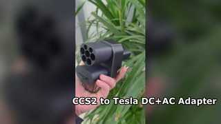 Adaptateur de charge CCS2 vers Tesla EV, convertisseur de chargeur rapide DC pour voiture électrique