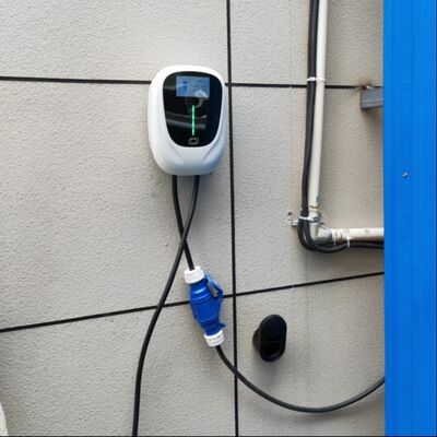 Station de recharge pour véhicules électriques 22 kW 6M 32A Trois phases / type 2 IEC 62196-2/EV Contrôle APP du chargeur rapide