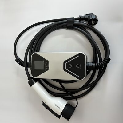 Chargeur portable de véhicule électrique de niveau 2 Type1 GBT 3.6KW 7.2KW IP65 Boîte de recharge à bord imperméable à l'eau pour une utilisation domestique d'urgence
